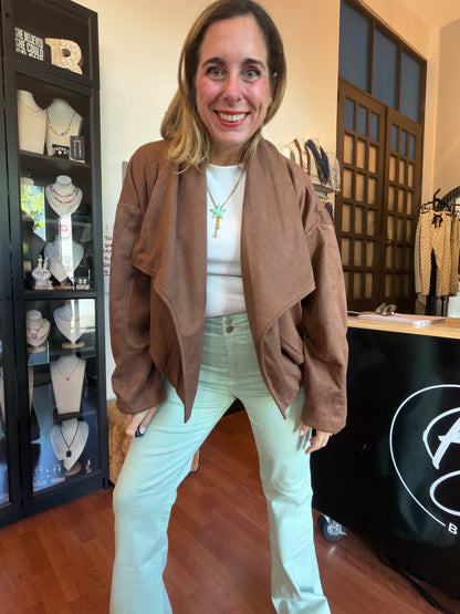 Faux Brown Jacket