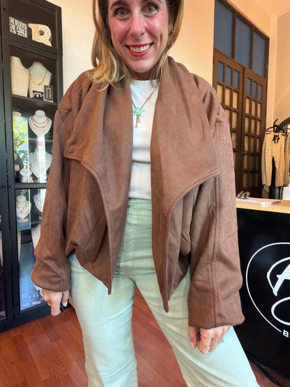 Faux Brown Jacket