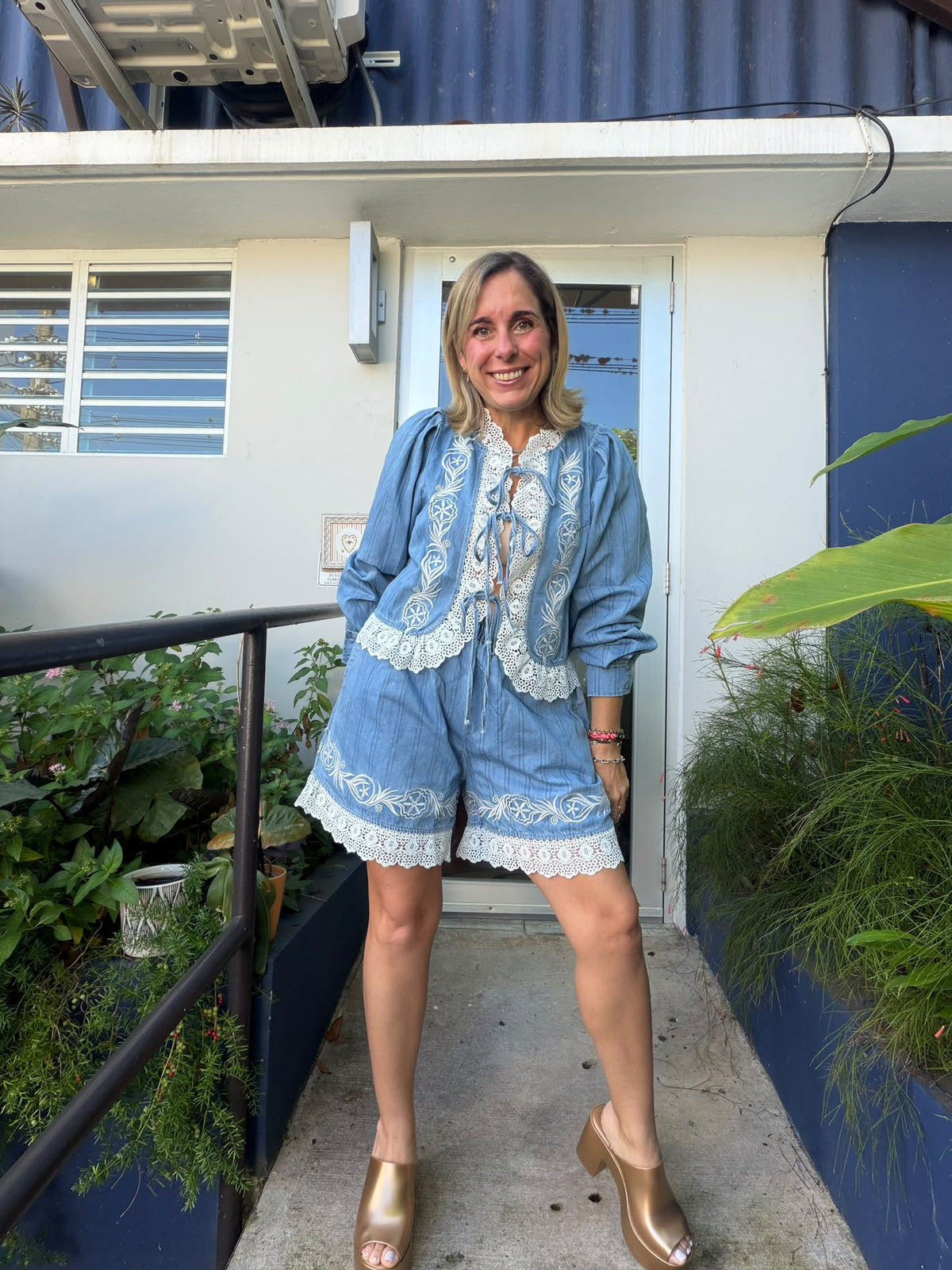 Barbara Denim Set