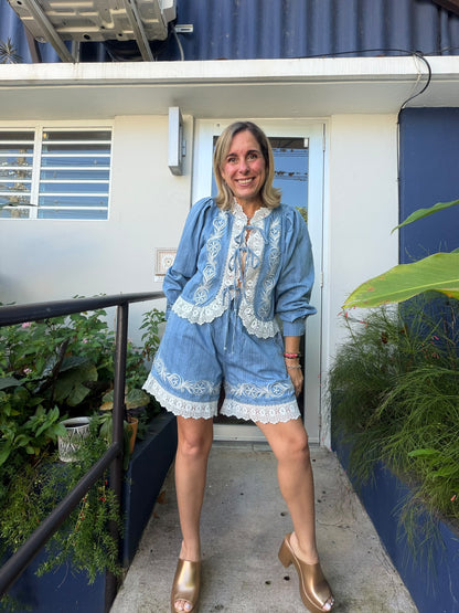 Barbara Denim Set