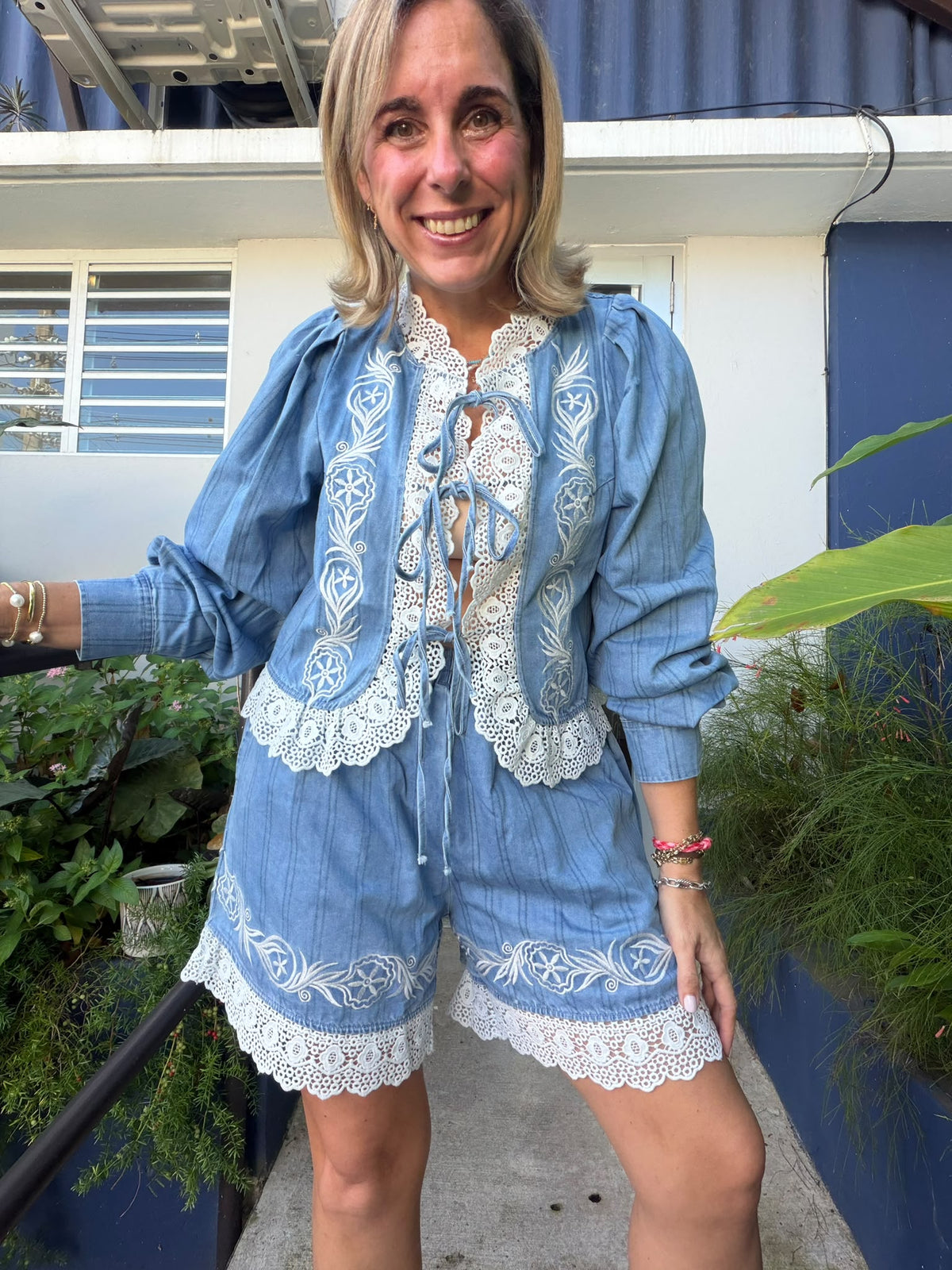 Barbara Denim Set