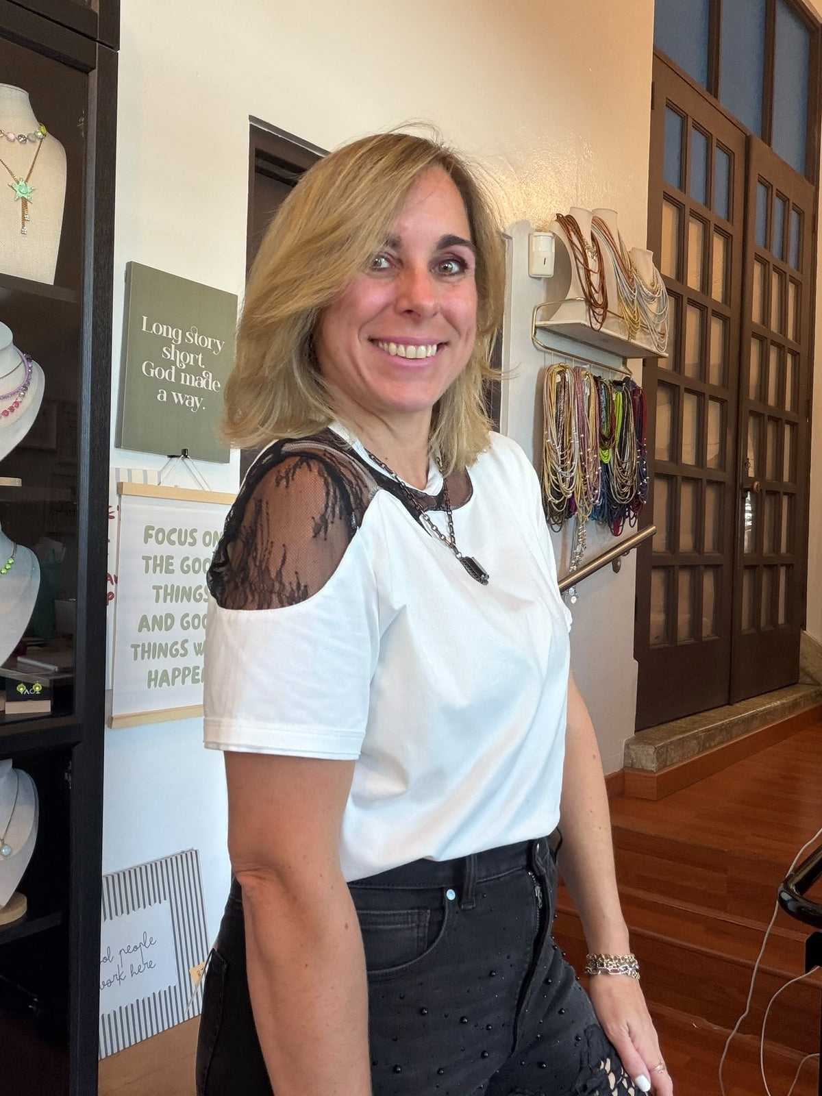 Paola Lace Top