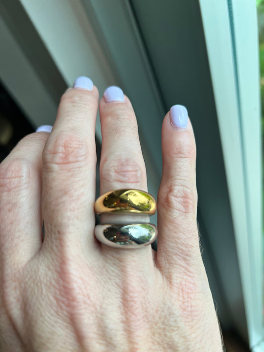 Two tone ring